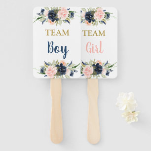 Abanico Género Revelar azul o rosa