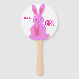 Abanico género revelar la mano fan lindos conejillos