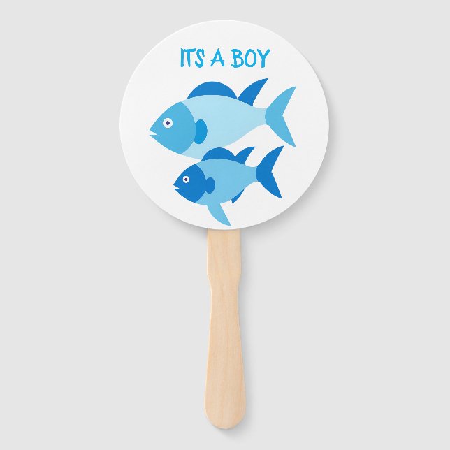 Abanico Género revelar manos hinchas adorable pez (Anverso)