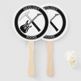 Abanico Geología Rocks conjunto de ventiladores de mano