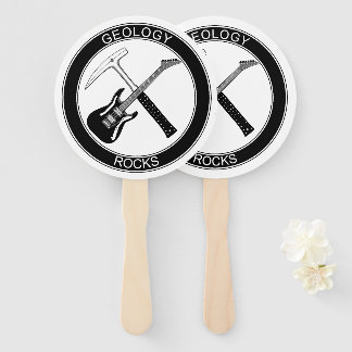 Abanico Geología Rocks conjunto de ventiladores de mano