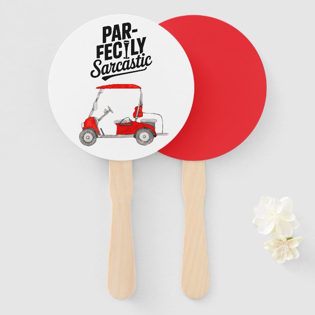 Abanico Golf Funny Saying Golfing para Golfer (Anverso y reverso)