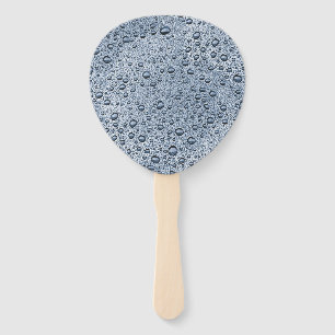 Abanico Gotas de agua gris de cañón