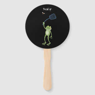 Abanico Gracioso personalizado de la mosca de la sartén ve