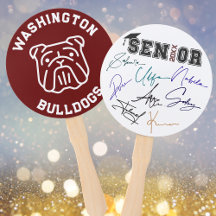 Graduación Autograph Senior Set de Hand Fans
