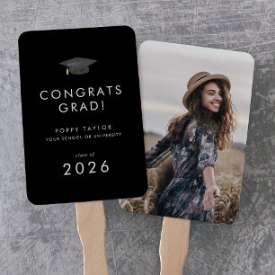 Abanico Graduación de foto de foto de gránulos de moda neg