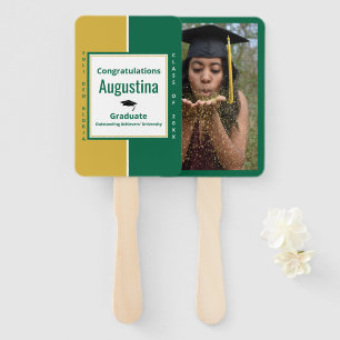 Abanico Graduación de Foto Graduada SOLI DEO GLORIA