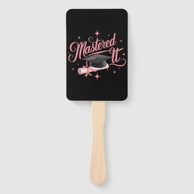 Abanico Graduación MBA de licenciado en licenciatura en te (Anverso)