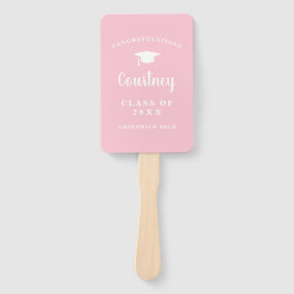 Abanico Graduación moderna de pizarra de imágenes simples