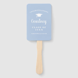 Abanico Graduación moderna de pizarra de imágenes simples