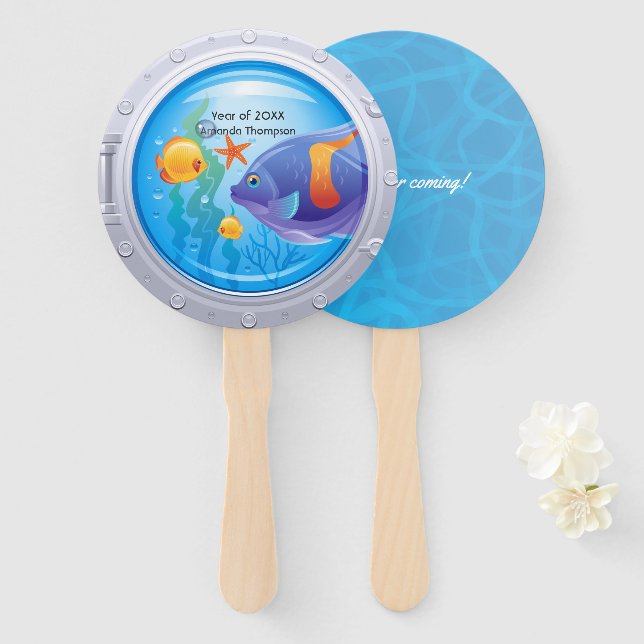 Abanico Graduación Náutica (Anverso y reverso)