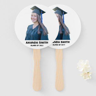 Abanico Graduación Personalizado divertida foto de la cara