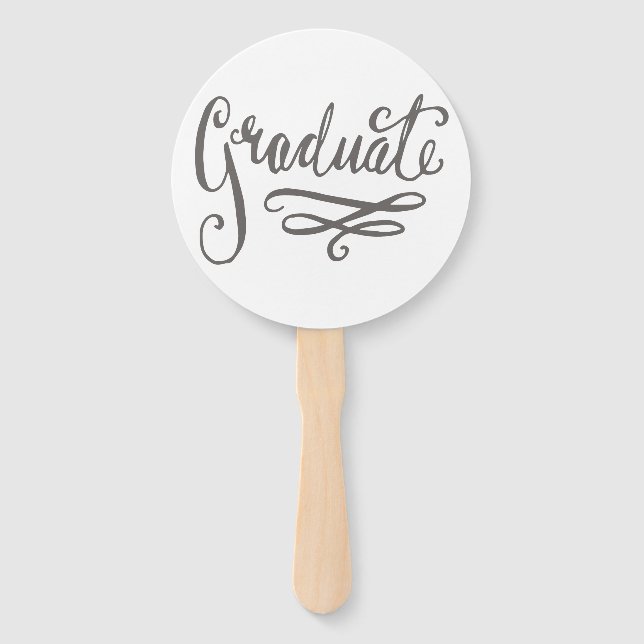 Abanico ¡Graduado Hooray! Fans (Anverso)