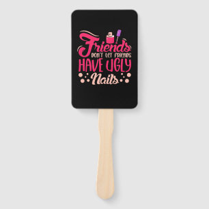 Abanico Grandes amigos con uñas feas