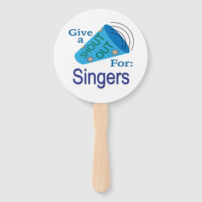 Abanico Gritos a los cantantes (Anverso)