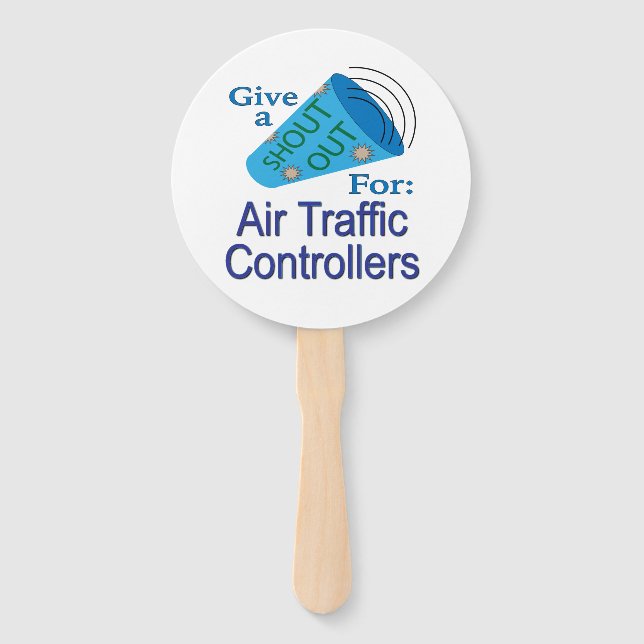 Abanico Gritos para controladores de tráfico aéreo (Anverso)