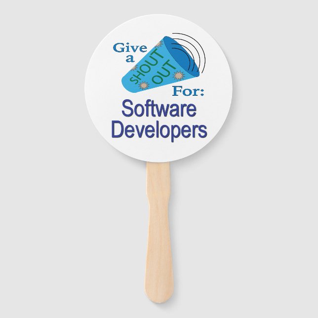Abanico Gritos para desarrolladores de software (Anverso)