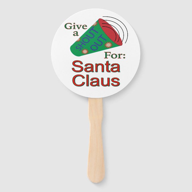 Abanico Gritos para Santa Claus (Anverso)