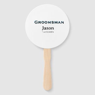 Abanico Groom Squad groomsman despedida de soltera agregar