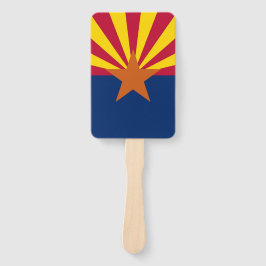Abanico Grupo de fans con bandera de Arizona, EE.UU.