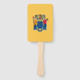 Abanico Grupo de fans con bandera de Nueva Jersey, Estados