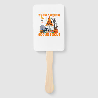 Abanico Grupo de Hocus Pocus Calabaza Gnome Gato asustado