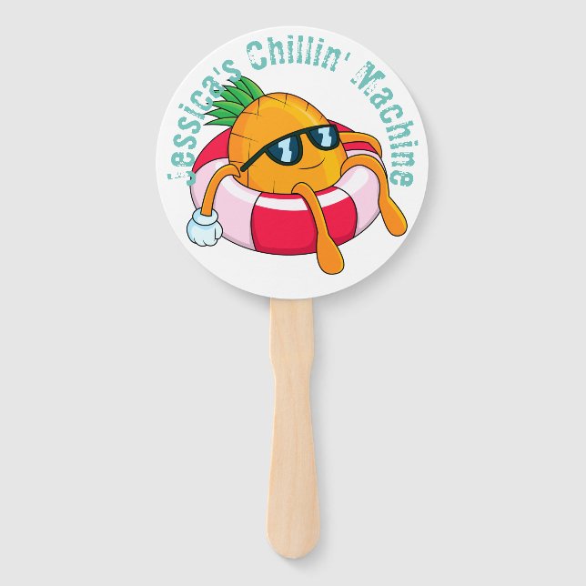 Abanico Guay Chill Pineapple (Anverso)