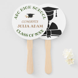 Abanico Guión de celebración de graduación de secundaria s
