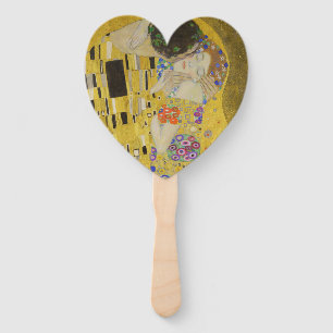 Abanico Gustav Klimt - El beso