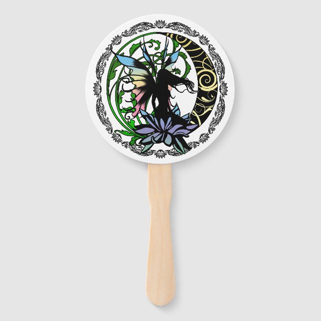 Abanico Hada de la Sombra de Loto (Anverso)
