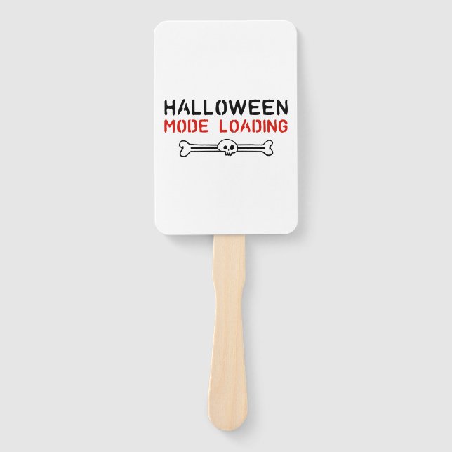 Abanico Halloween de Guay dice fiesta de Halloween (Anverso)