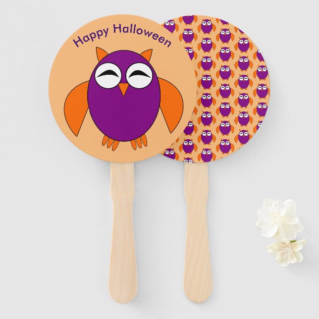 Abanico Halloween Personalizado Halloween Hand Fan (Anverso y reverso)