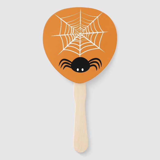 Abanico Halloween Spider Web (Anverso)