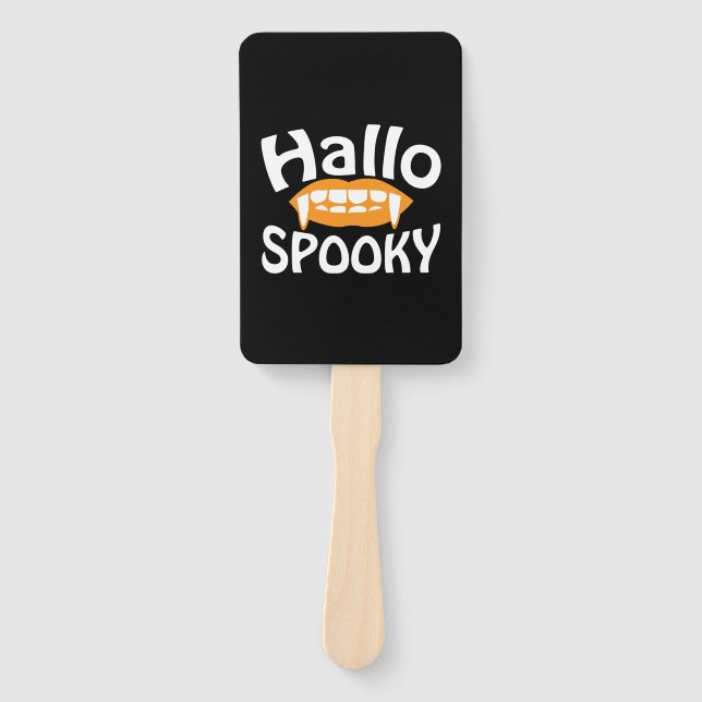 Abanico Halloween Spooky Birthday (Anverso)