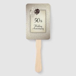 Abanico Hand Fan, 50° Aniversario del Boda