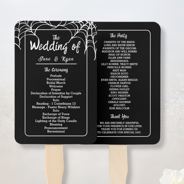 Abanico Hand Fan del programa Black Gothic HalloWedding (Subido por el creador)