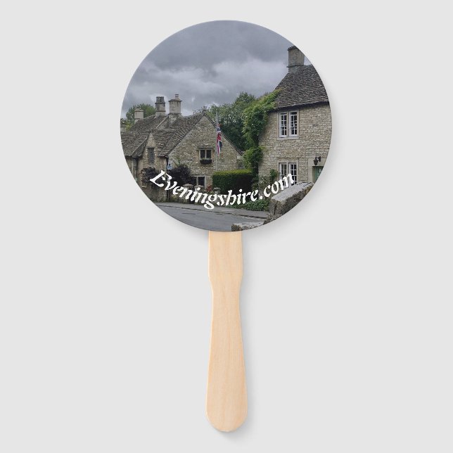Abanico Hand Fan Evening Shire (Reverso)