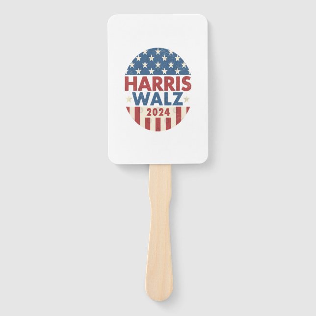 ABANICO HARRIS WALZ 24 DEMOCRACIA 2024 (Anverso)