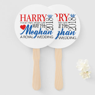 Abanico Harry y Meghan Boda, 19 de mayo de 2018