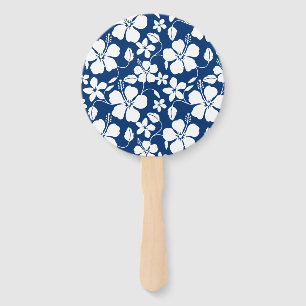 ABANICO HAWAIIAN HULA (HIBISCUS) NAVY