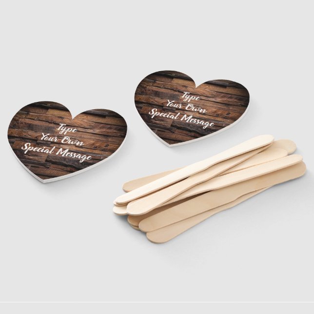 Abanico Haz tu propio Boda al aire libre rústico (No montado)