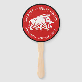 Abanico Heathens Against Hate Fan - Logo de Ronda