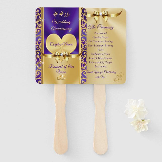 Abanico Hermosos fans del programa Aniversario del Morado  (Anverso y reverso)