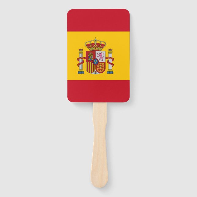 Abanico Hincha con bandera de España (Anverso)