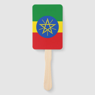 Abanico Hincha con bandera de Etiopía