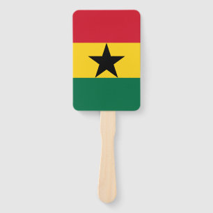 Abanico Hincha con bandera de Ghana