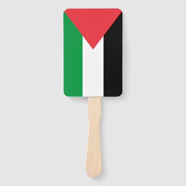 Abanico Hincha con bandera de Palestina (Anverso)