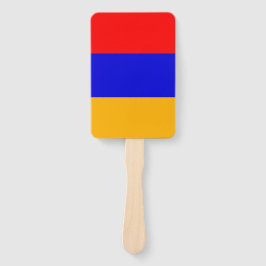 Abanico Hincha de mano con bandera de Armenia