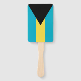 Abanico Hincha de mano con bandera de Bahamas