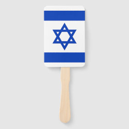 Abanico Hincha de mano con bandera de Israel